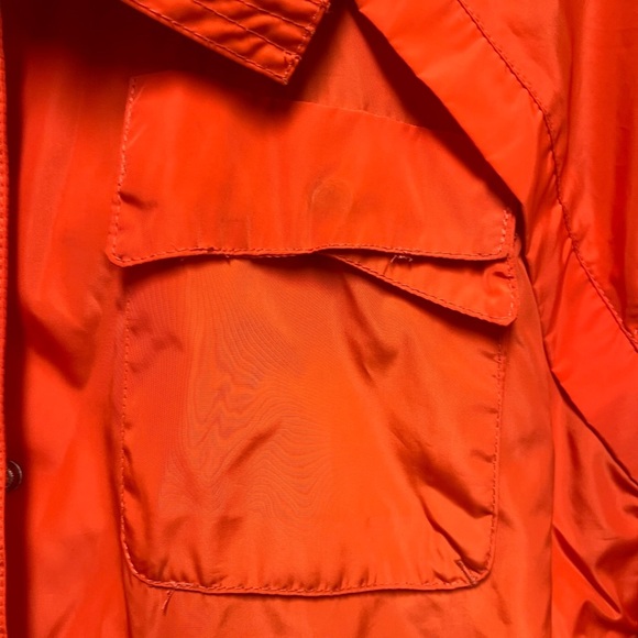 Sam Edelman Orange Utility Jacket with Hood - Picture 4 of 12
